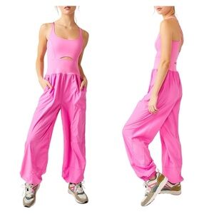 NWT Free People FP Movement Sleeveless Cutout Righteous Onesie